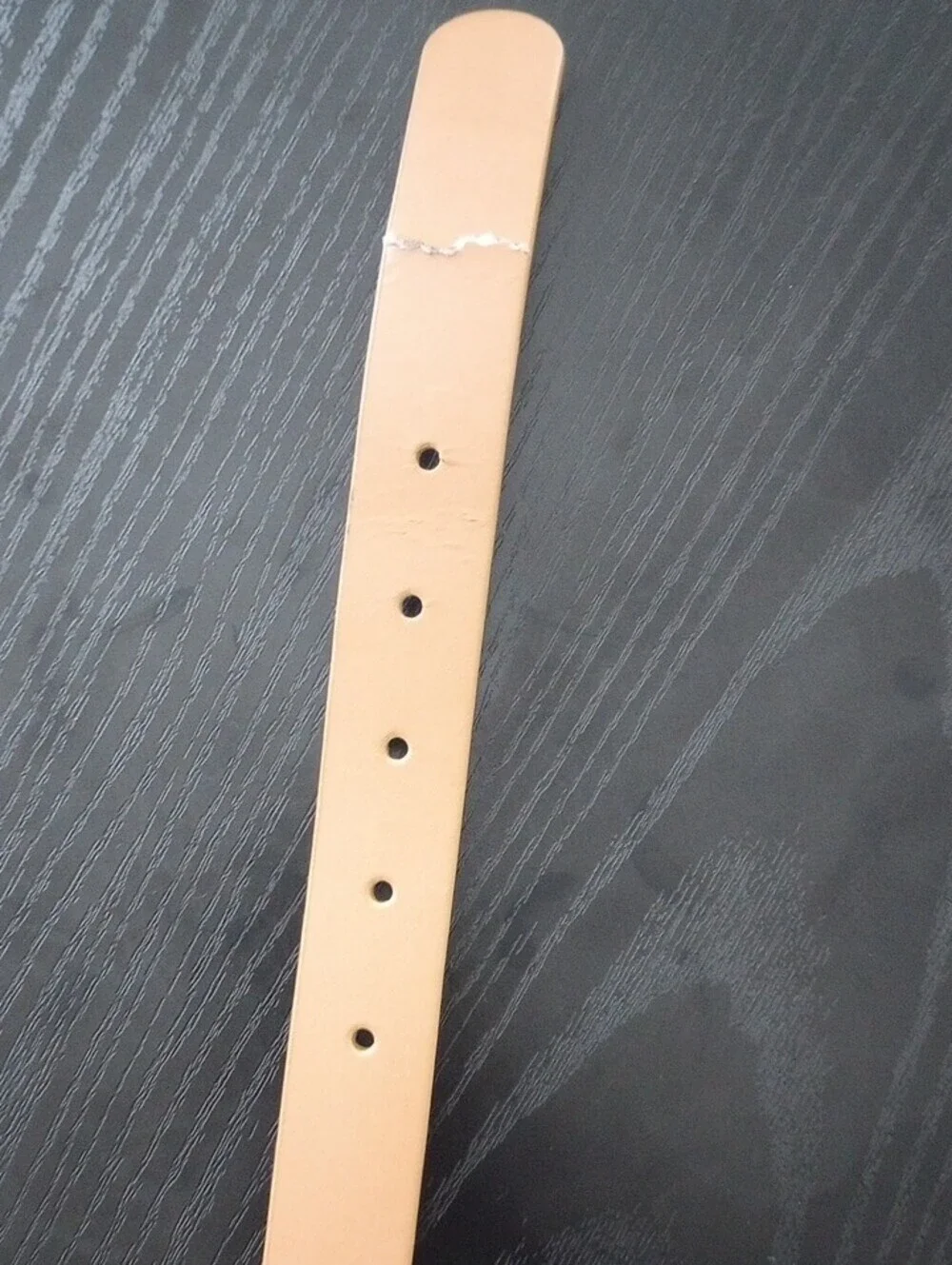 Liz Claiborne Tan Genuine & Vegan Leather Belt with Silvertone Buckle